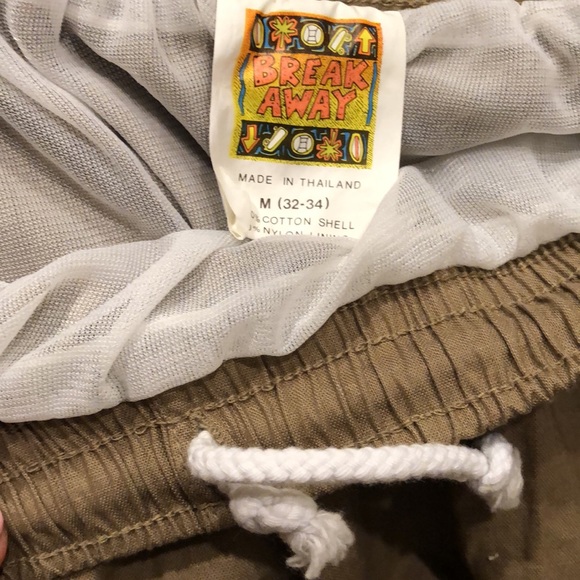 New w Tags khaki, swim trunks, size medium, 32/34 - Picture 5 of 6